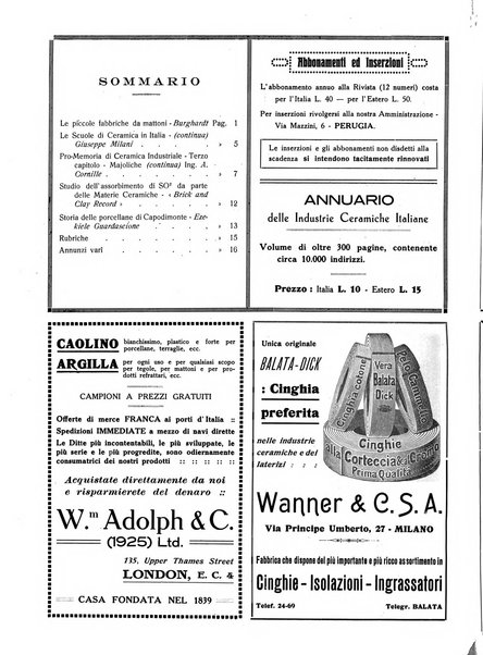 Corriere dei ceramisti rivista tecnica delle industrie ceramiche