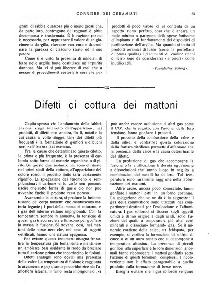 Corriere dei ceramisti rivista tecnica delle industrie ceramiche