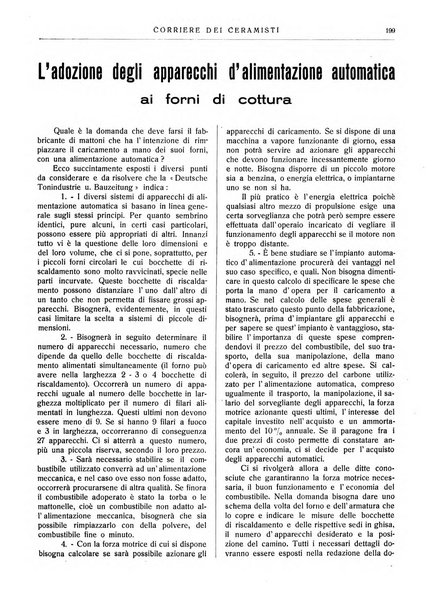 Corriere dei ceramisti rivista tecnica delle industrie ceramiche