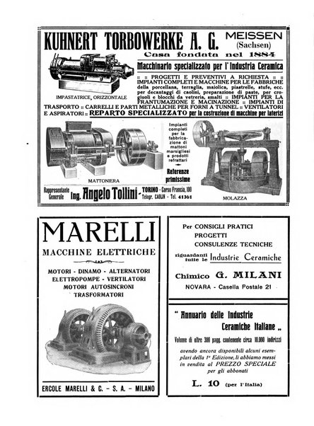 Corriere dei ceramisti rivista tecnica delle industrie ceramiche