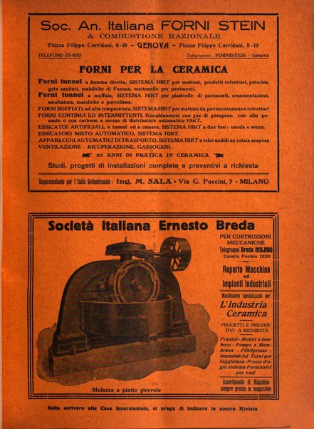 Corriere dei ceramisti rivista tecnica delle industrie ceramiche