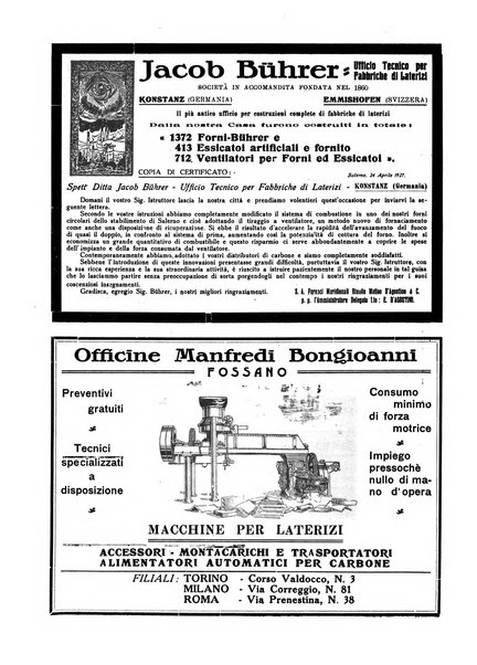 Corriere dei ceramisti rivista tecnica delle industrie ceramiche