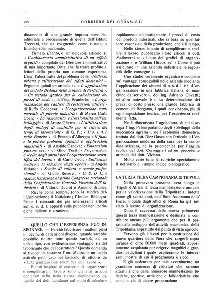 Corriere dei ceramisti rivista tecnica delle industrie ceramiche