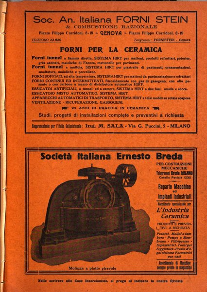 Corriere dei ceramisti rivista tecnica delle industrie ceramiche