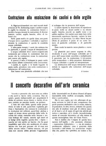 Corriere dei ceramisti rivista tecnica delle industrie ceramiche