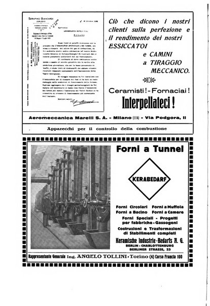 Corriere dei ceramisti rivista tecnica delle industrie ceramiche