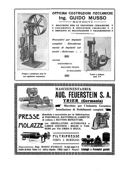 Corriere dei ceramisti rivista tecnica delle industrie ceramiche