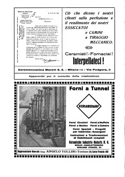 Corriere dei ceramisti rivista tecnica delle industrie ceramiche