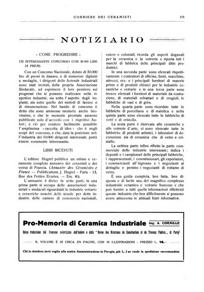 Corriere dei ceramisti rivista tecnica delle industrie ceramiche