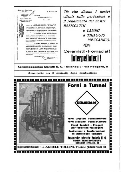 Corriere dei ceramisti rivista tecnica delle industrie ceramiche