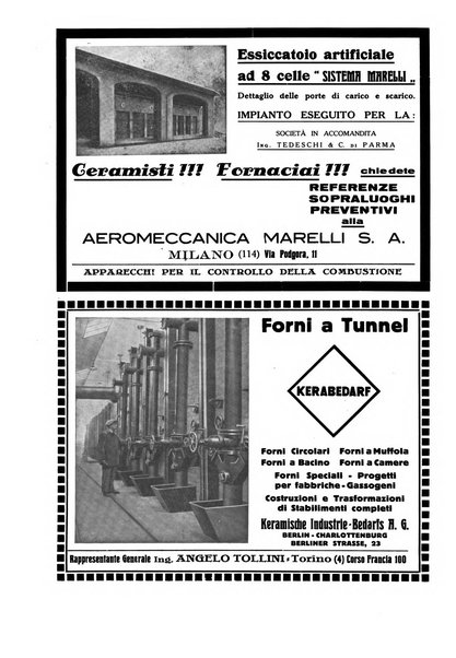 Corriere dei ceramisti rivista tecnica delle industrie ceramiche