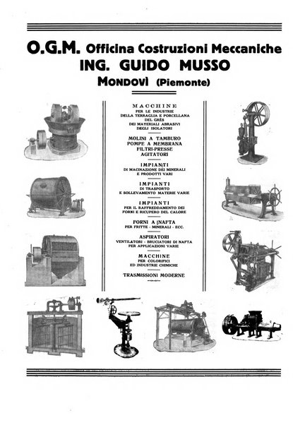 Corriere dei ceramisti rivista tecnica delle industrie ceramiche