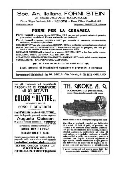 Corriere dei ceramisti rivista tecnica delle industrie ceramiche