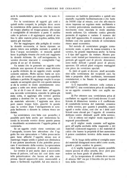 Corriere dei ceramisti rivista tecnica delle industrie ceramiche