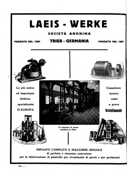 Corriere dei ceramisti rivista tecnica delle industrie ceramiche