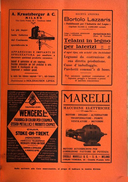 Corriere dei ceramisti rivista tecnica delle industrie ceramiche