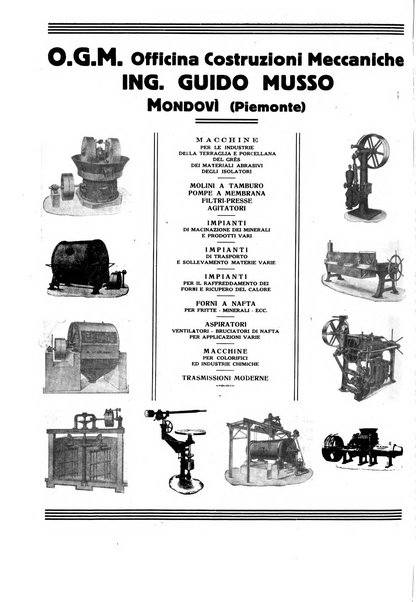 Corriere dei ceramisti rivista tecnica delle industrie ceramiche