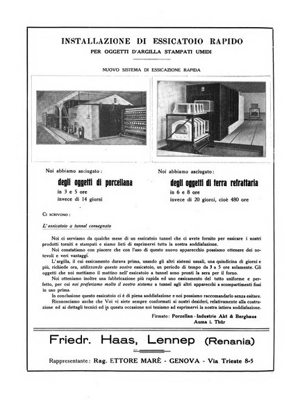 Corriere dei ceramisti rivista tecnica delle industrie ceramiche