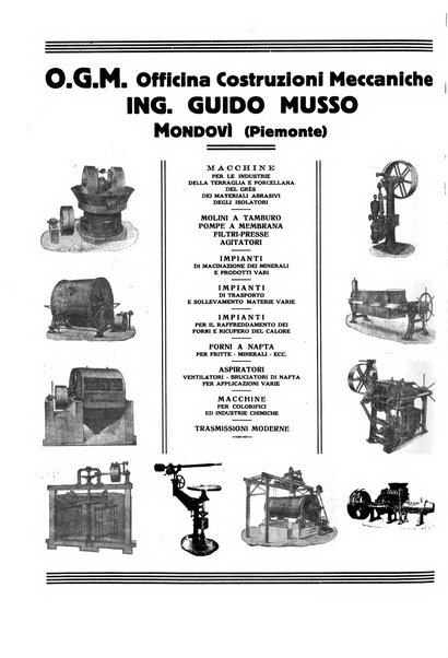 Corriere dei ceramisti rivista tecnica delle industrie ceramiche