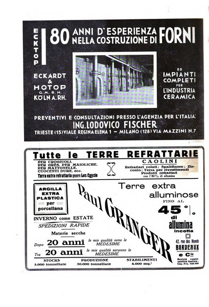 Corriere dei ceramisti rivista tecnica delle industrie ceramiche