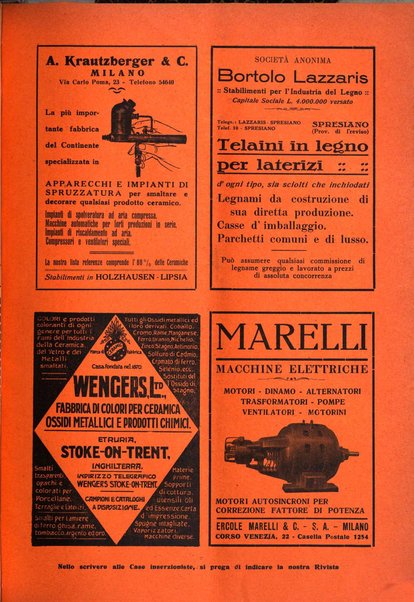 Corriere dei ceramisti rivista tecnica delle industrie ceramiche