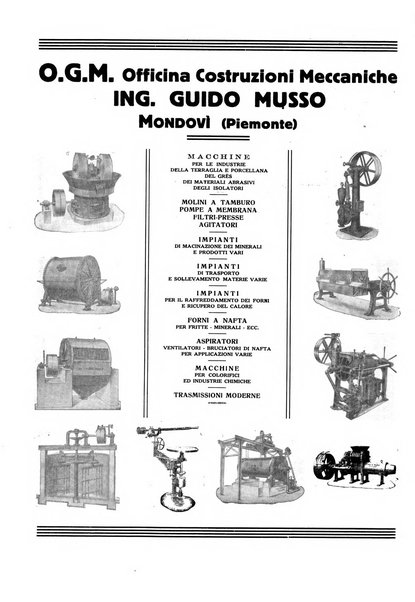 Corriere dei ceramisti rivista tecnica delle industrie ceramiche