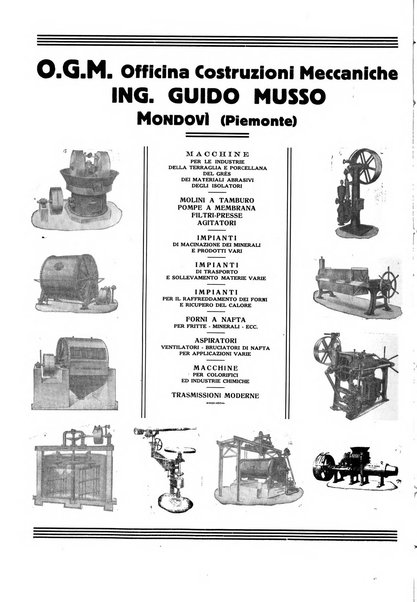 Corriere dei ceramisti rivista tecnica delle industrie ceramiche