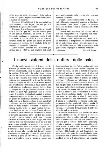 Corriere dei ceramisti rivista tecnica delle industrie ceramiche