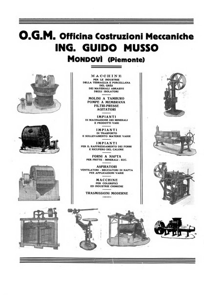 Corriere dei ceramisti rivista tecnica delle industrie ceramiche