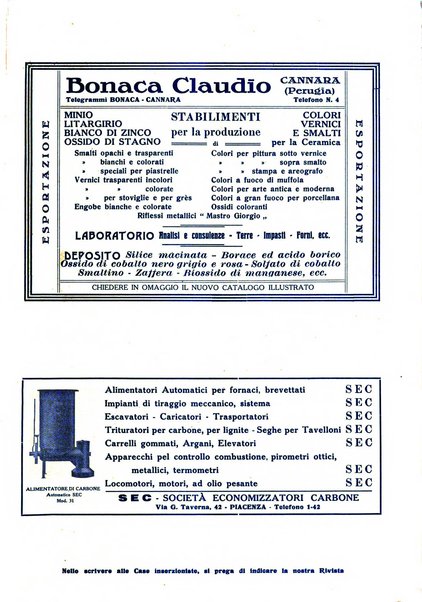 Corriere dei ceramisti rivista tecnica delle industrie ceramiche