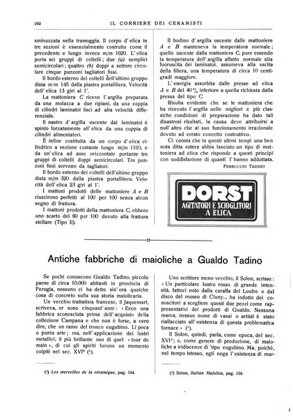 Corriere dei ceramisti rivista tecnica delle industrie ceramiche