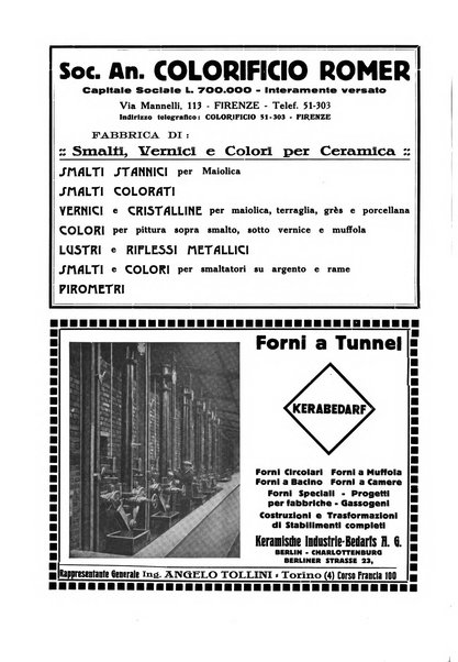 Corriere dei ceramisti rivista tecnica delle industrie ceramiche