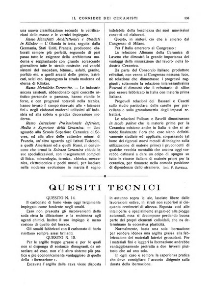 Corriere dei ceramisti rivista tecnica delle industrie ceramiche