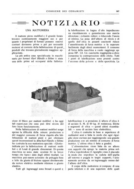 Corriere dei ceramisti rivista tecnica delle industrie ceramiche