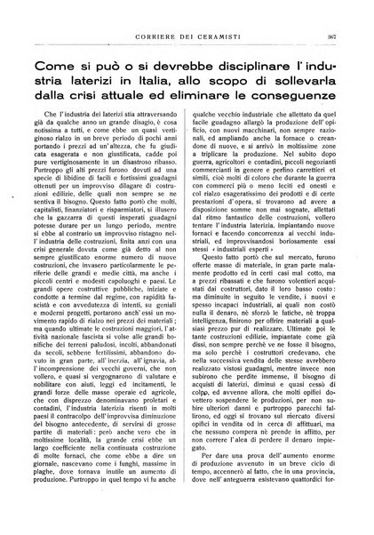 Corriere dei ceramisti rivista tecnica delle industrie ceramiche