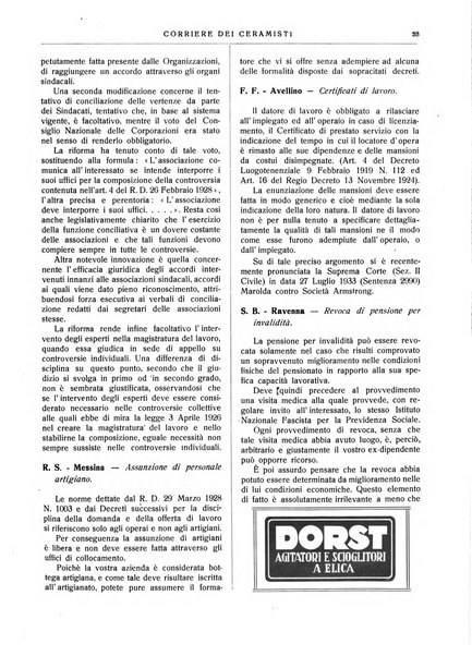 Corriere dei ceramisti rivista tecnica delle industrie ceramiche