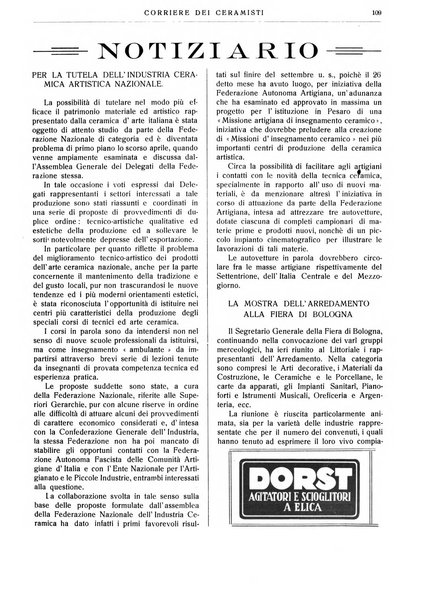 Corriere dei ceramisti rivista tecnica delle industrie ceramiche