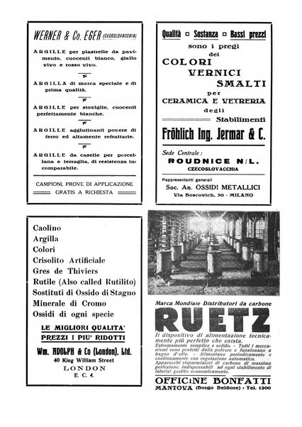 Corriere dei ceramisti rivista tecnica delle industrie ceramiche