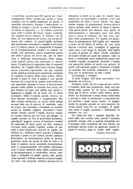 Corriere dei ceramisti rivista tecnica delle industrie ceramiche