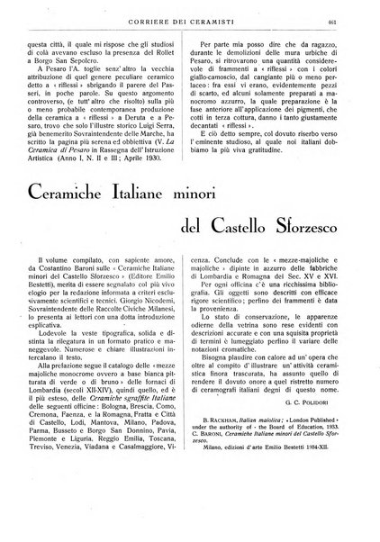 Corriere dei ceramisti rivista tecnica delle industrie ceramiche