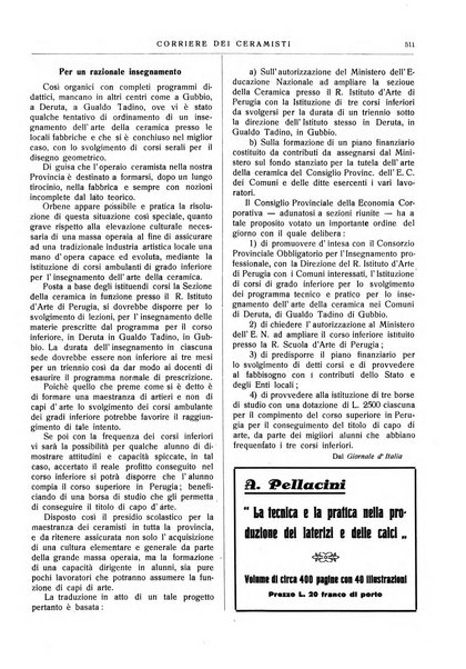 Corriere dei ceramisti rivista tecnica delle industrie ceramiche