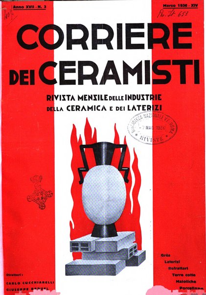 Corriere dei ceramisti rivista tecnica delle industrie ceramiche