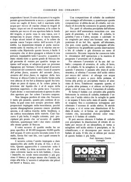 Corriere dei ceramisti rivista tecnica delle industrie ceramiche