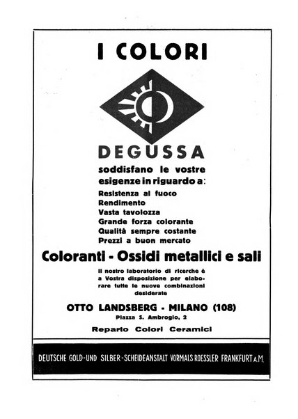 Corriere dei ceramisti rivista tecnica delle industrie ceramiche