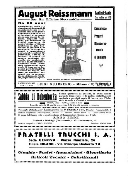 Corriere dei ceramisti rivista tecnica delle industrie ceramiche