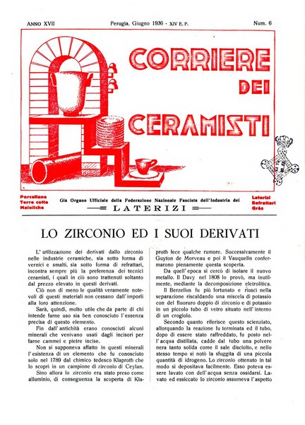 Corriere dei ceramisti rivista tecnica delle industrie ceramiche