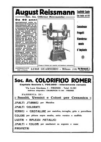 Corriere dei ceramisti rivista tecnica delle industrie ceramiche