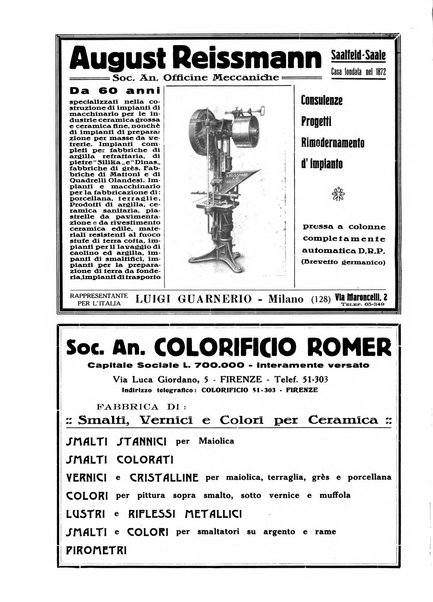 Corriere dei ceramisti rivista tecnica delle industrie ceramiche