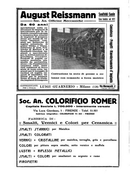 Corriere dei ceramisti rivista tecnica delle industrie ceramiche