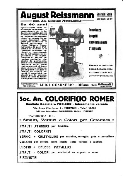 Corriere dei ceramisti rivista tecnica delle industrie ceramiche